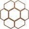 Ekena Millwork Florin Wood Fretwork Pierced Ceiling Medallion, Walnut, 30"OD x 10 1/2"ID x 3/8"T CMWP30X30X0375FOWA - alternate 1